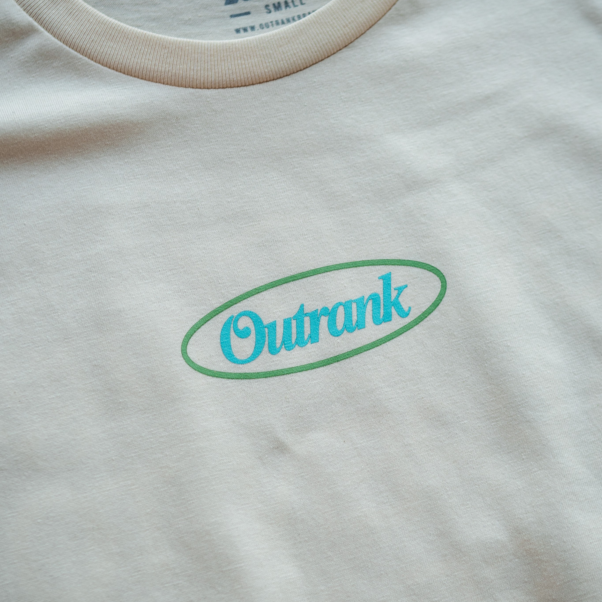 Outrank Good Things T-shirt (Vintage White/Mint)