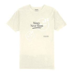 Outrank Money Never Sleeps T-shirt (Vintage White)