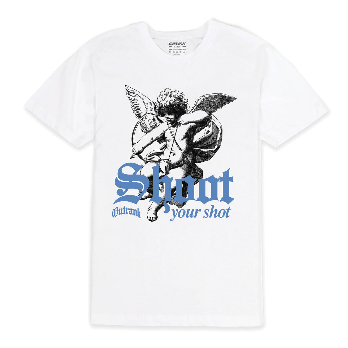 Outrank Shoot Your Shot T-shirt (White)