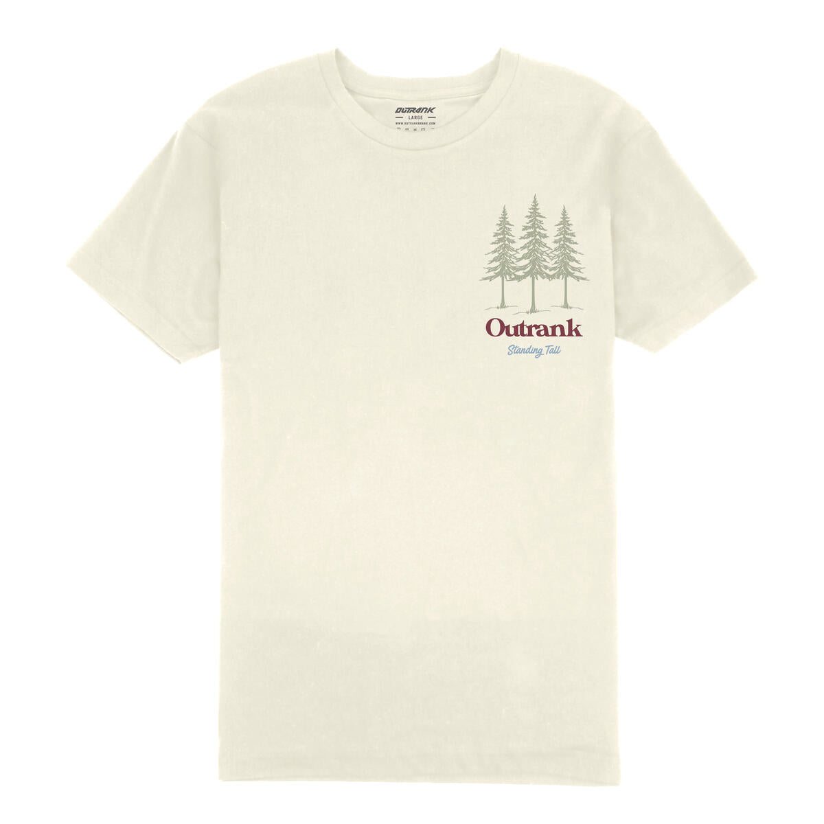 Outrank Stand Tall T-shirt (Vintage White)