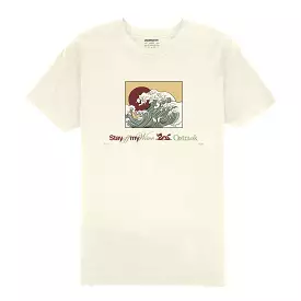 Outrank Stay Off My Wave T-shirt (Vintage White)