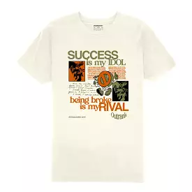 Outrank Success is My Idol T-shirt (Vintage White)