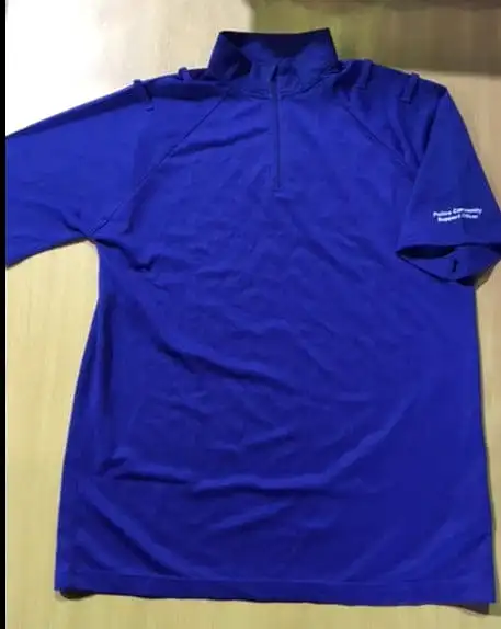 Police Community Support Wicking Top, Royal Blue, Men's Short Sleeve (Used - Grade A)