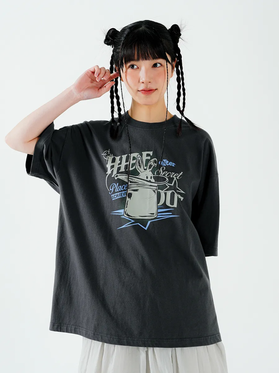 PUNCHLINE  |[ PUNCHLINE]★24SS★HIDE RABBIT SHORT SLEEVE