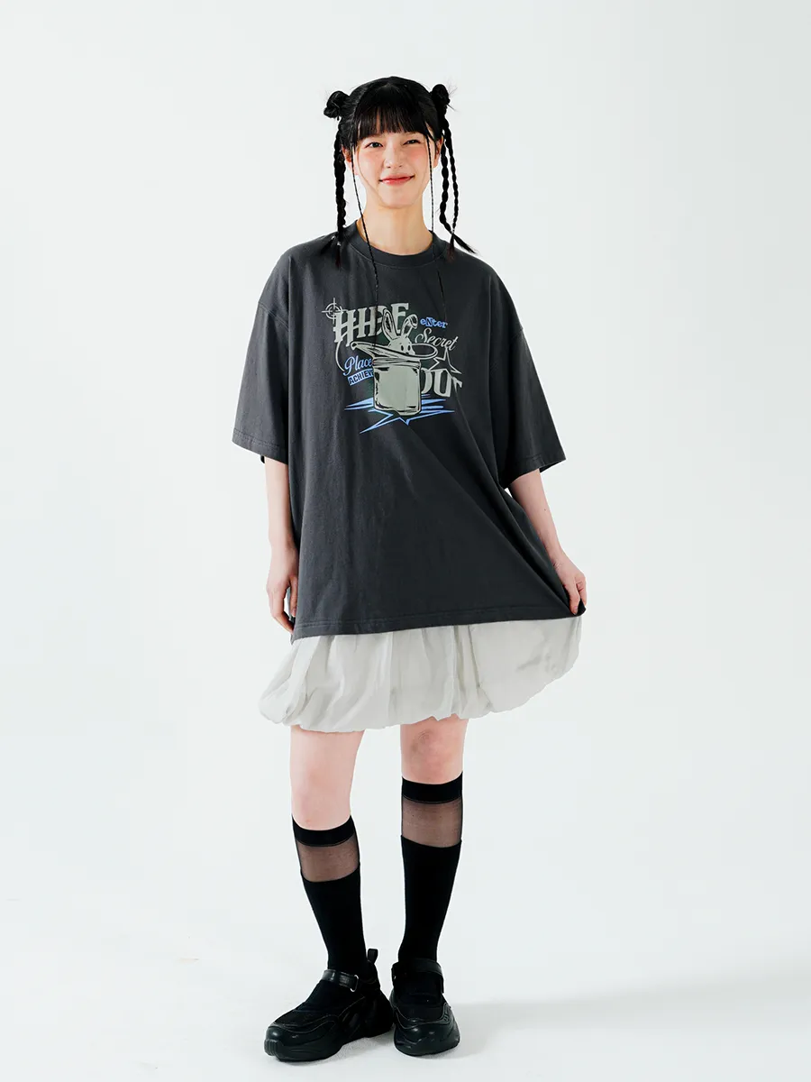 PUNCHLINE  |[ PUNCHLINE]★24SS★HIDE RABBIT SHORT SLEEVE