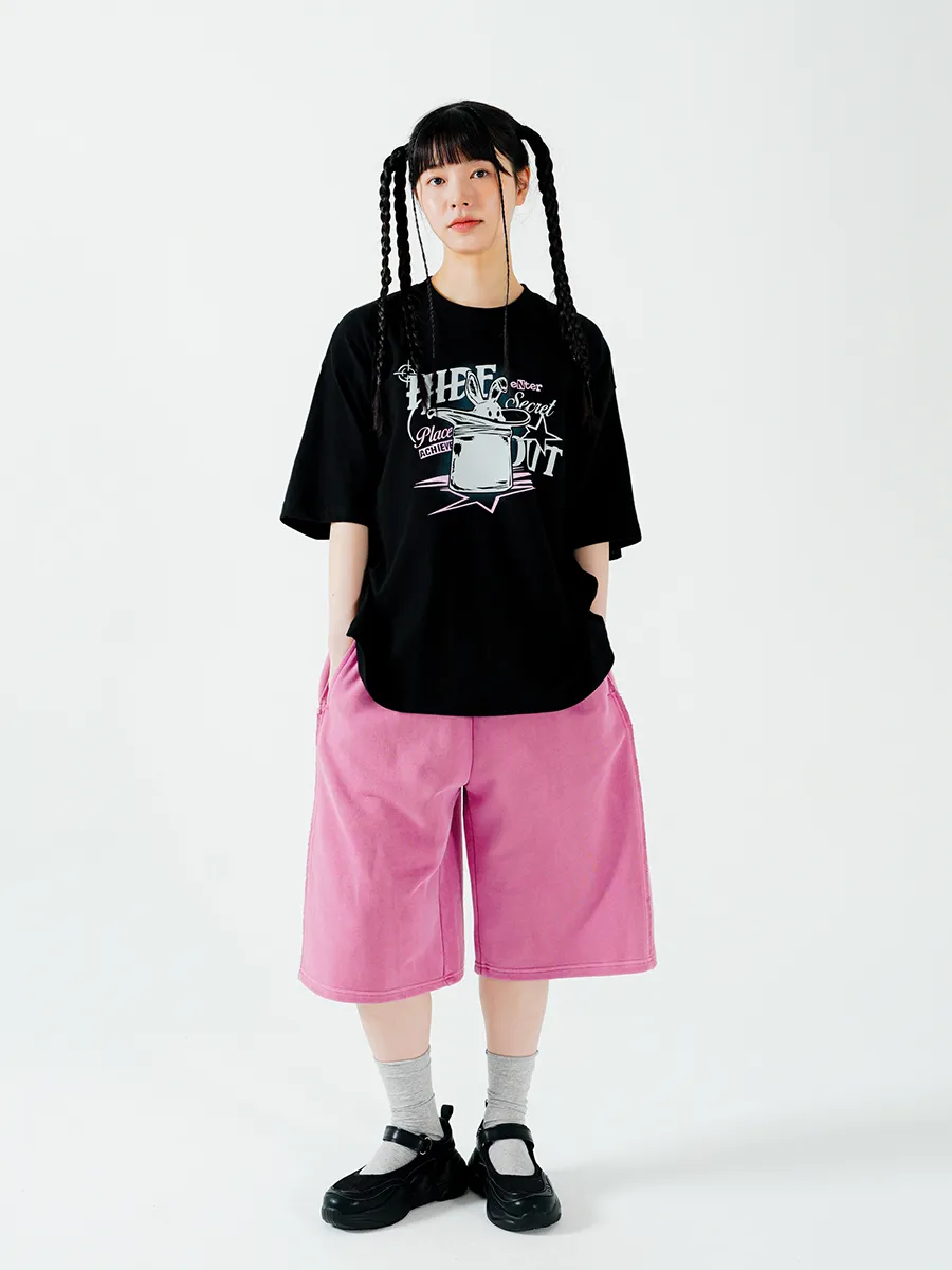 PUNCHLINE  |[ PUNCHLINE]★24SS★HIDE RABBIT SHORT SLEEVE