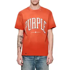 Purple Brand Collegiate Hwt Jersey SS Tee (Fiery Red) P117-HJRW423