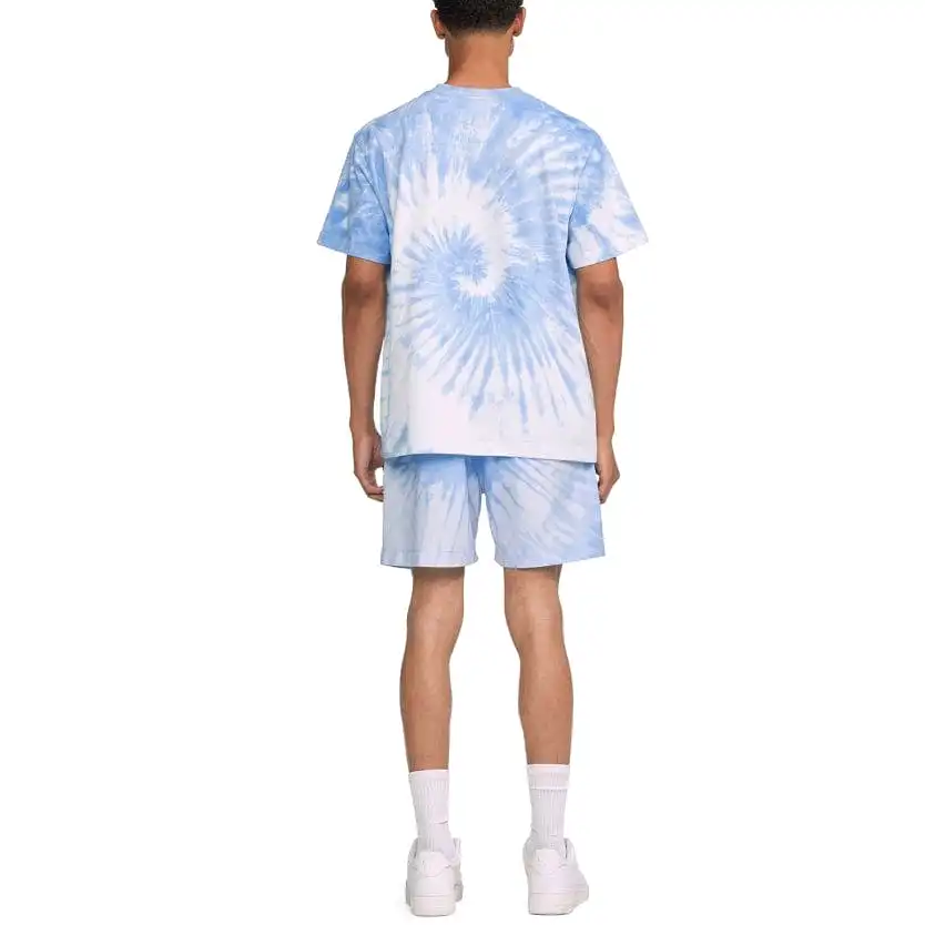 Purple Brand Core Tie Dyed Placid Blue Heavy Jersey SS Tee (Placid Blue)