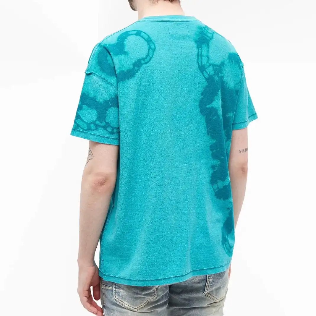 Purple Brand Inside Out Fanfare Core Textured Jersey Tee (Green Tie Dye)