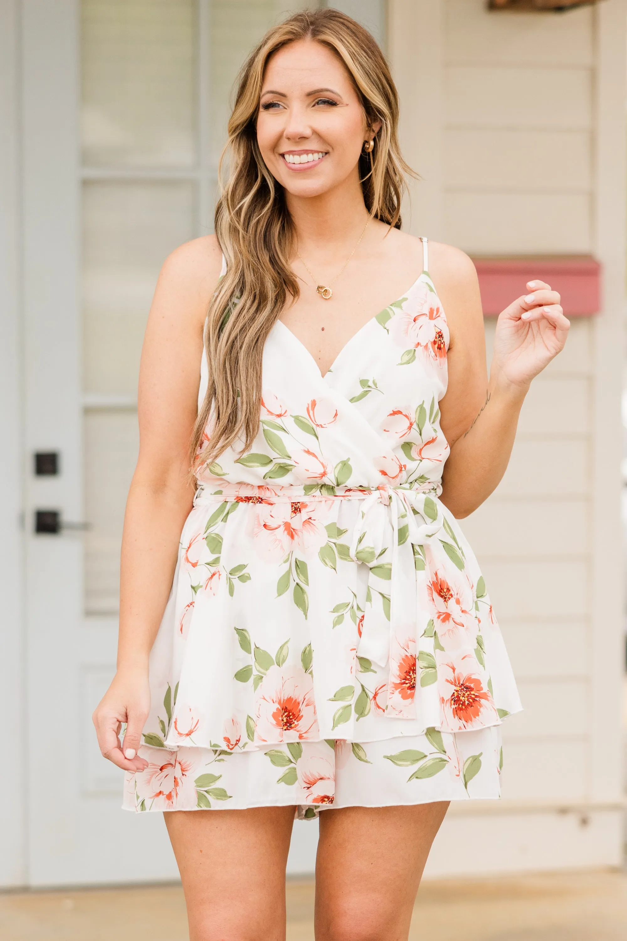 Remember Me Romper, White