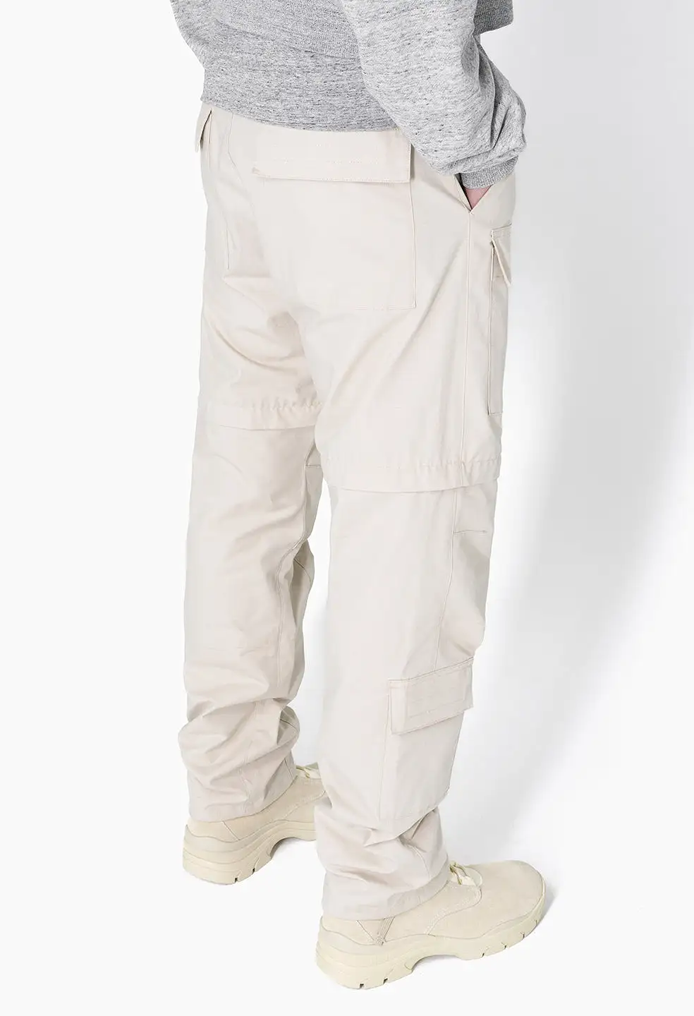 Rip Stop Zip Cargo Pant / Tan