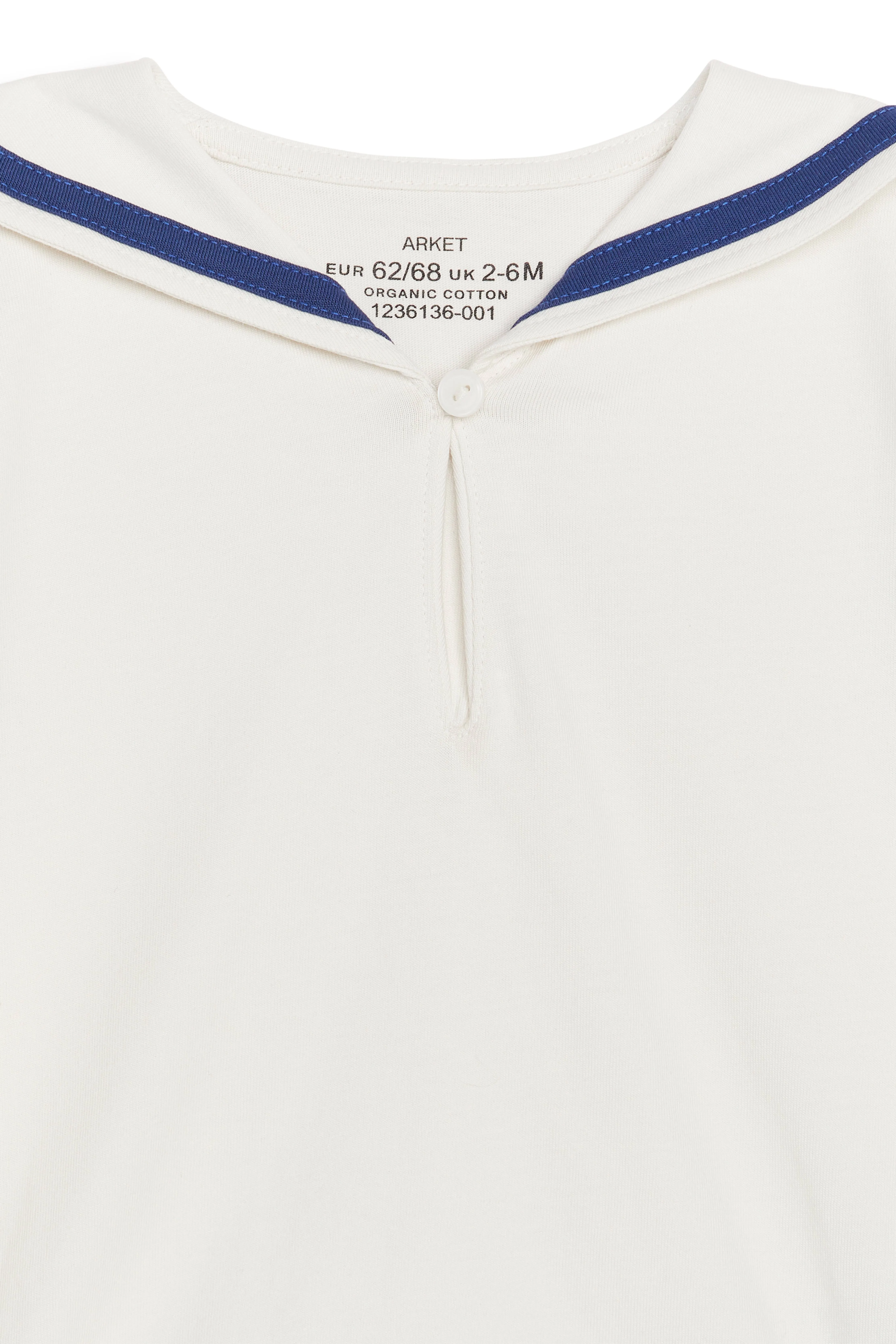 Sailor Romper - Short sleeve - White/Blue - Kids | H&M GB