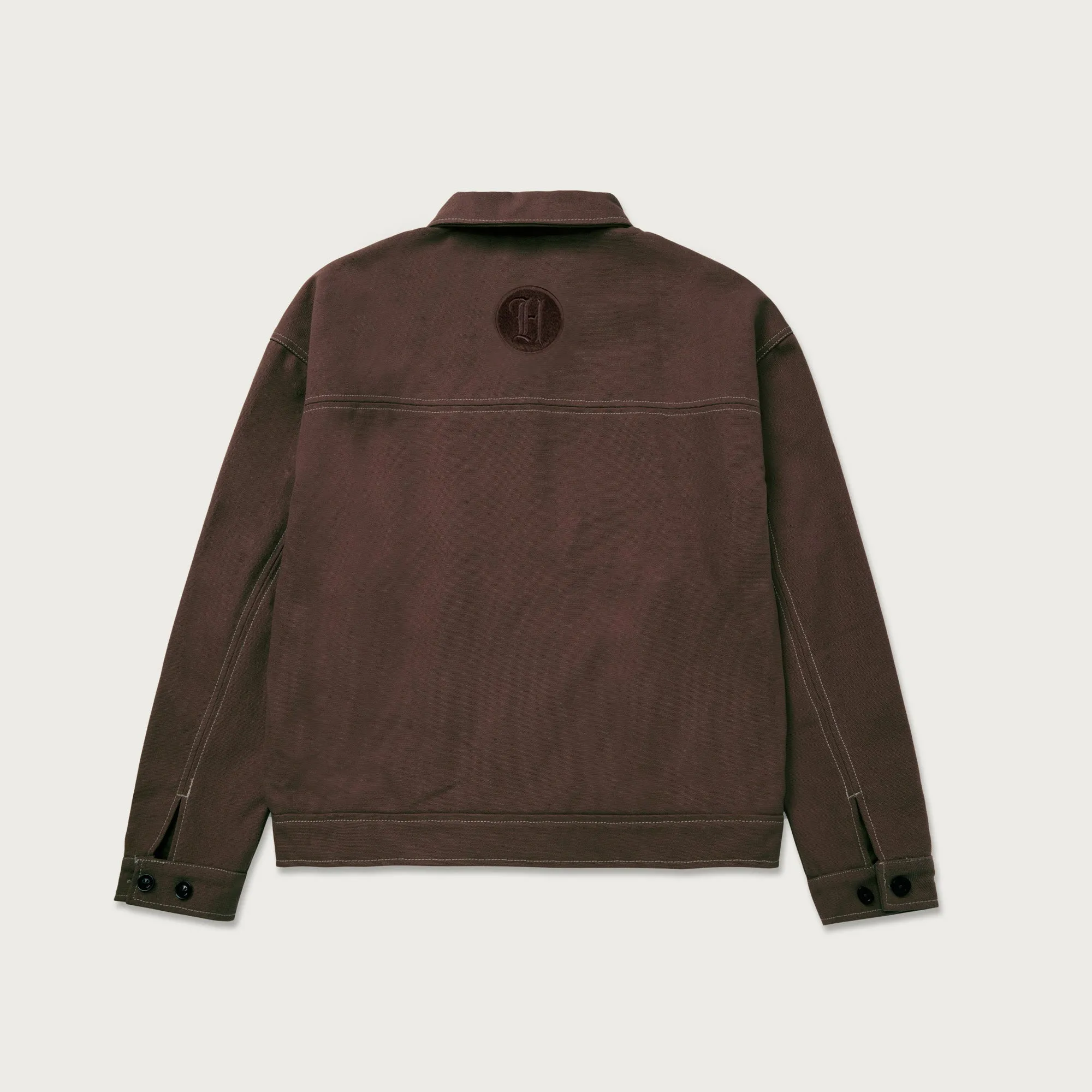 Script Carpenter Jacket - Brown