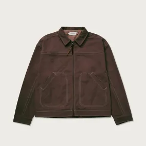 Script Carpenter Jacket - Brown