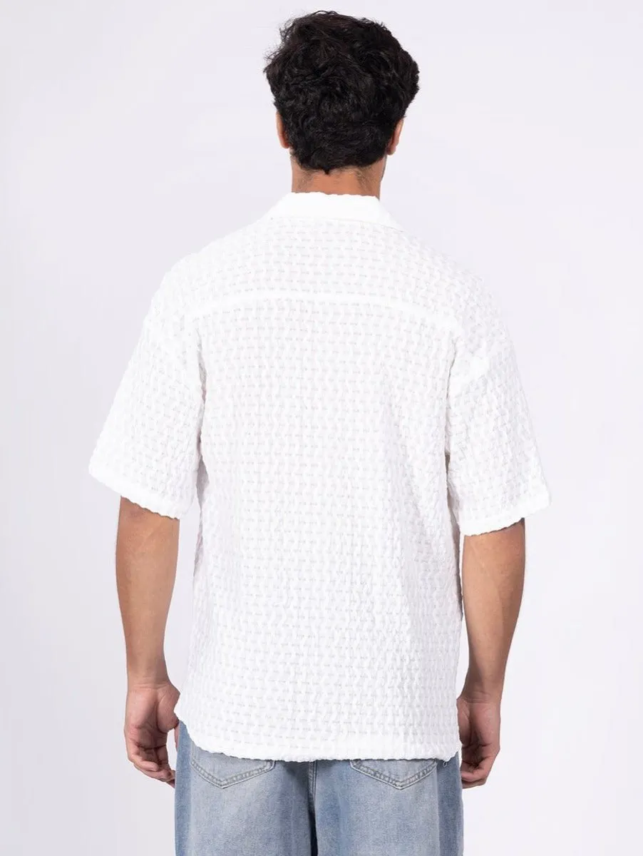 Snowflake Crush White Shirt