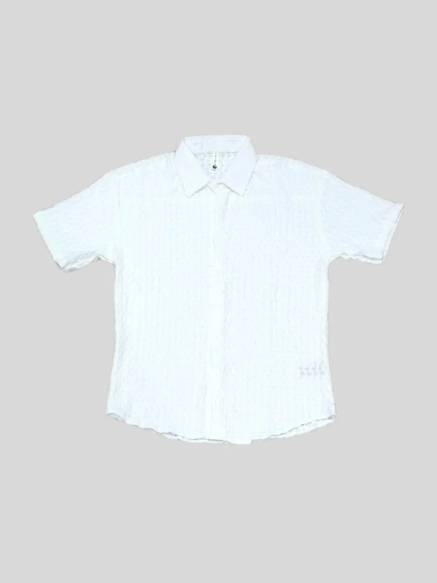 Snowflake Crush White Shirt