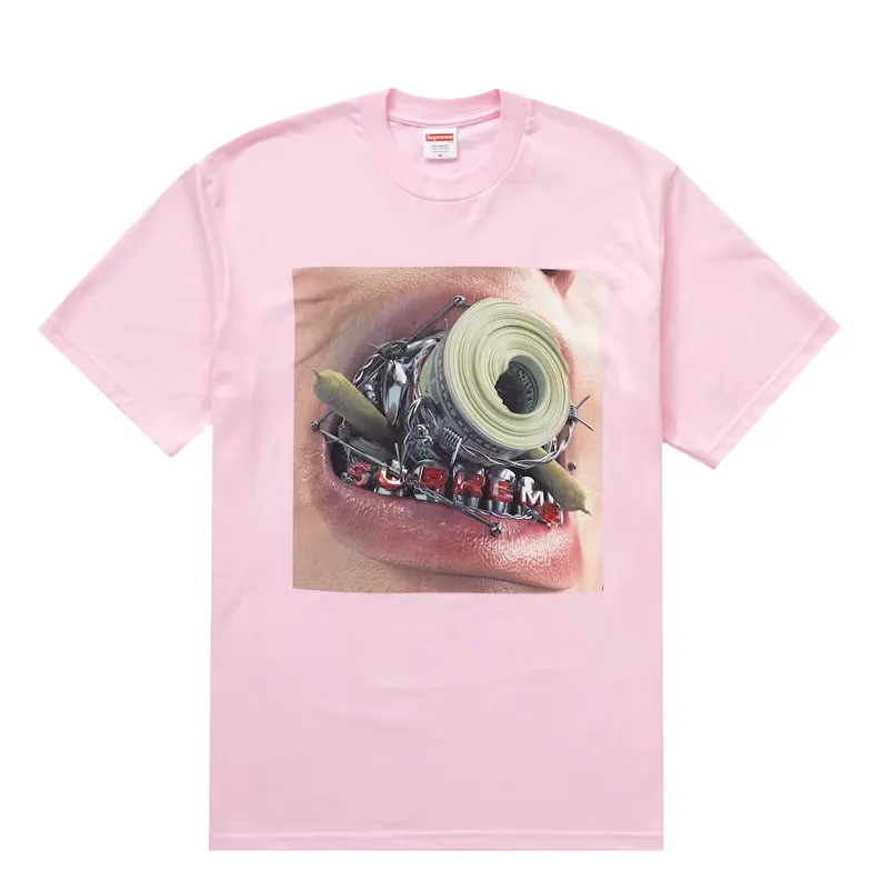 Supreme Braces Tee (Pink)