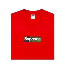 Supreme Camo Box Logo Tee FW23 Red