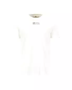 T-Shirt Uomo Alpha Industries Organic White