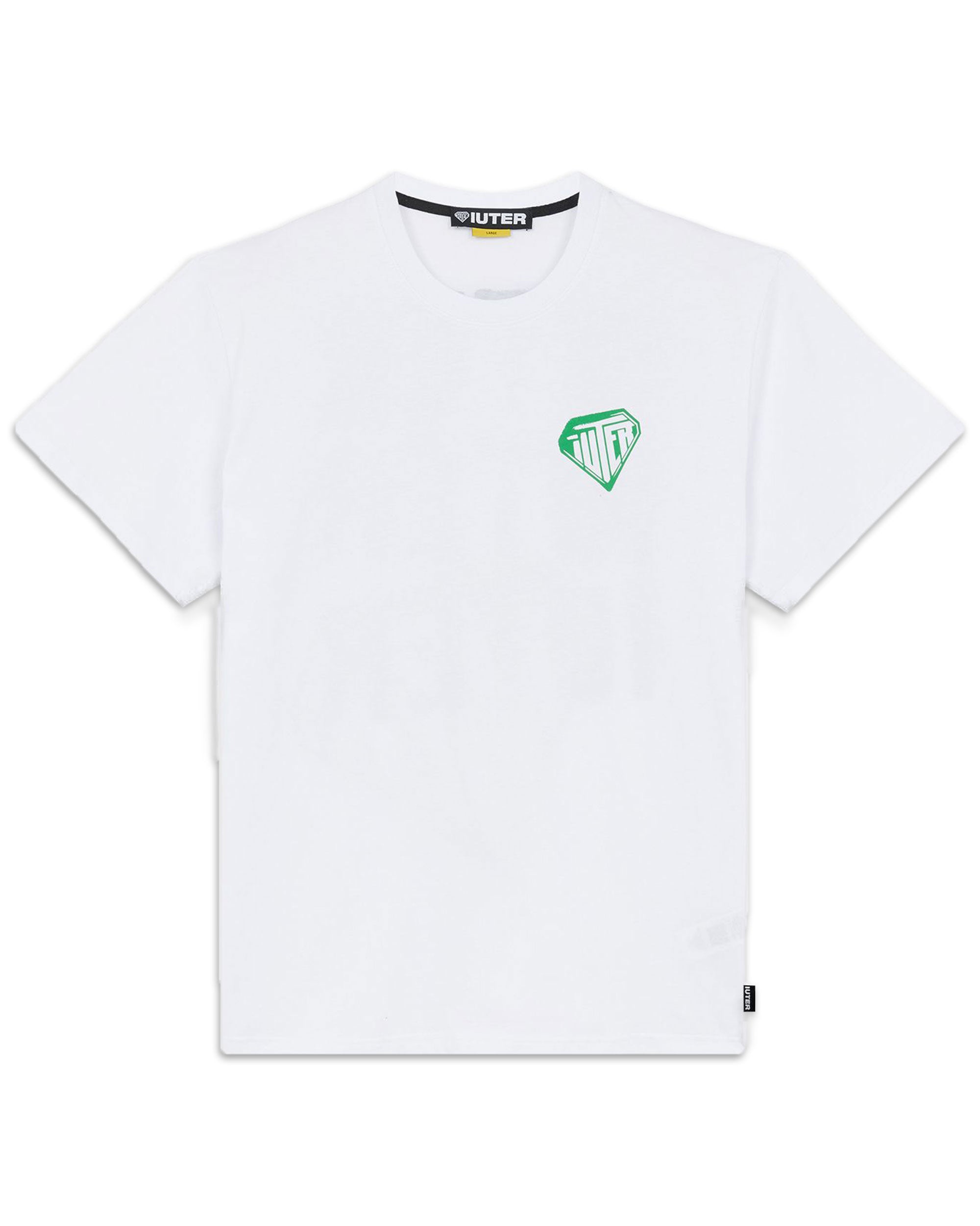 T-Shirt Uomo Iuter Stencil White