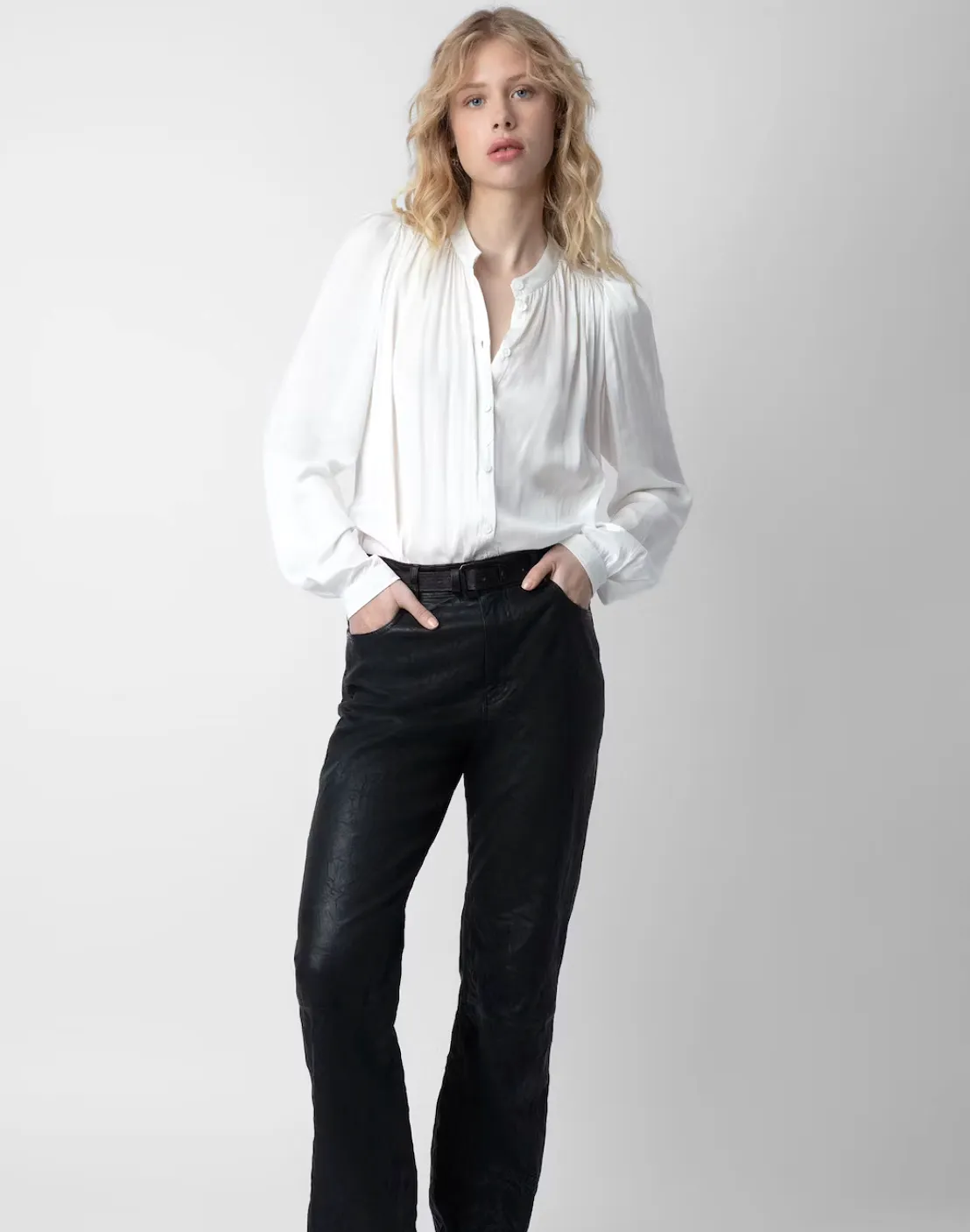 Tchin Satin Blouse