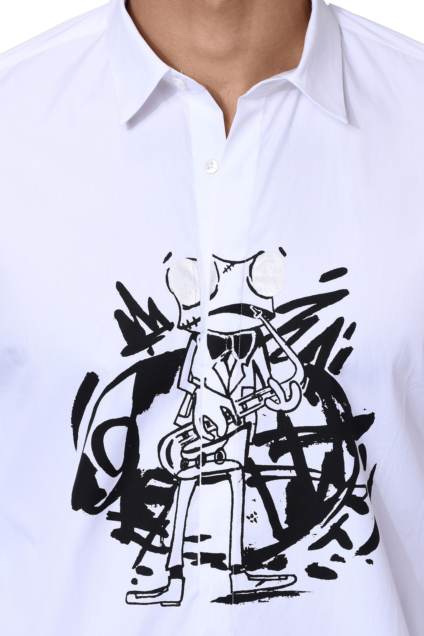 The White Froggin' Musical Shirt