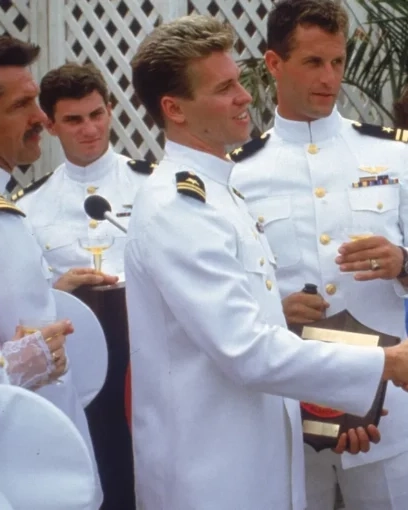 Top Gun 1986 White Airforce Uniform - William Jacket