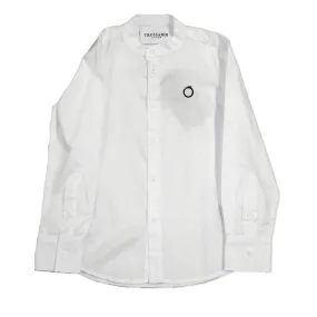 Trussardi Collarless LS Button Up Shirt