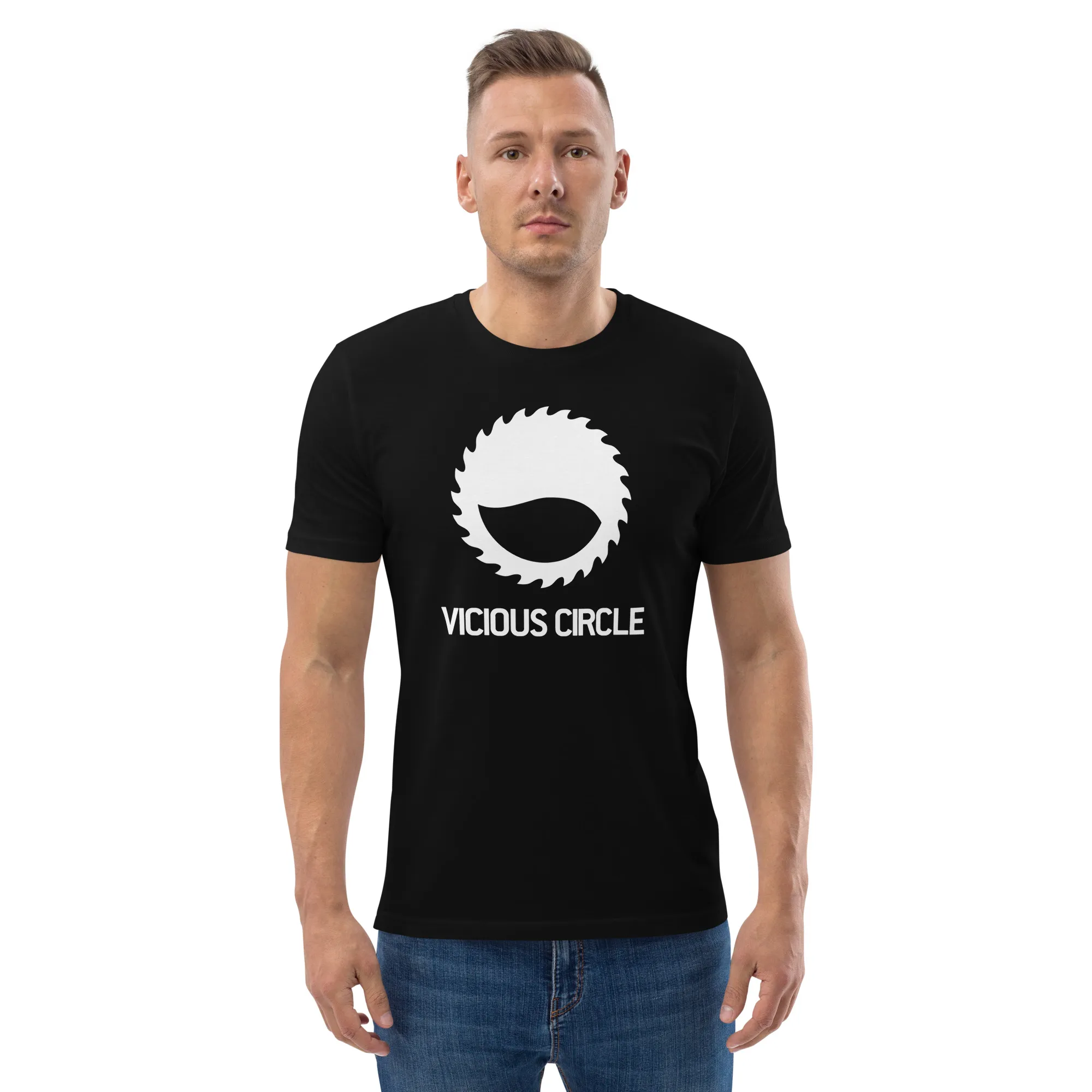 Vicious Circle White Logo t-shirt