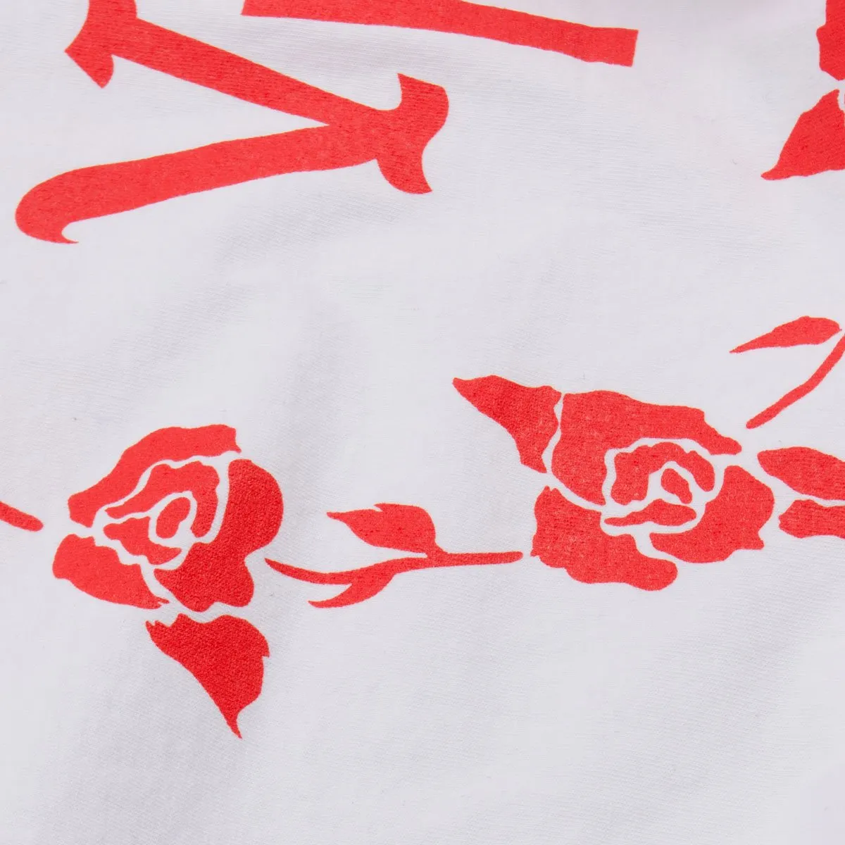 Virgil Normal - Roses LS T-shirt - White