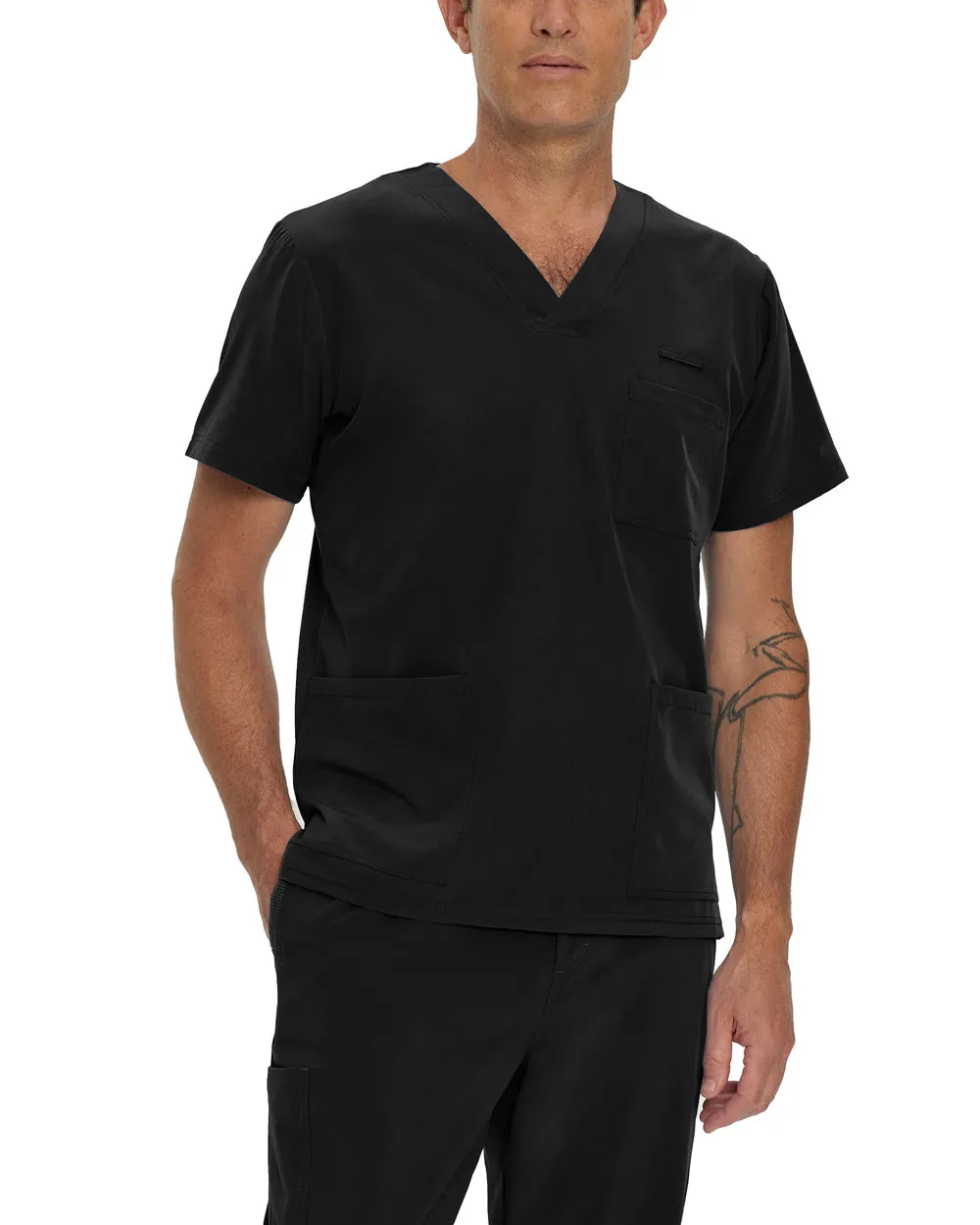 White Cross 2263 - 3-POCKET V-NECK SCRUB TOP