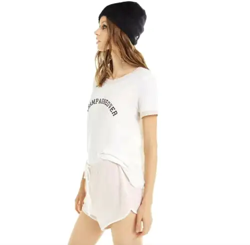 Wildfox Johnny Champagneover Ringer Tee